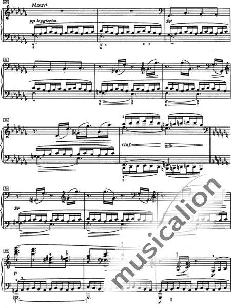 Debussy, Claude: Pour les cinq doigts d´après monsieur Czerny (For the Five Digits, after Czerny) - Piano:4