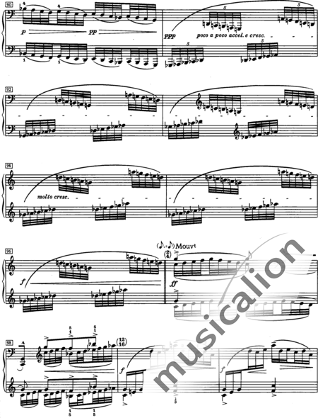 Debussy, Claude: Pour les cinq doigts d´après monsieur Czerny (For the Five Digits, after Czerny) - Piano:7