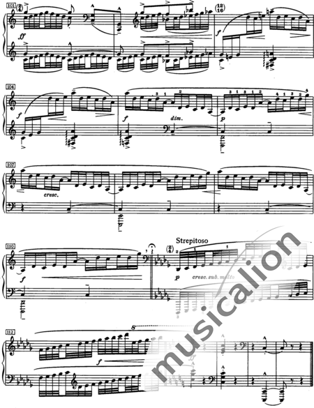 Debussy, Claude: Pour les cinq doigts d´après monsieur Czerny (For the Five Digits, after Czerny) - Piano:8