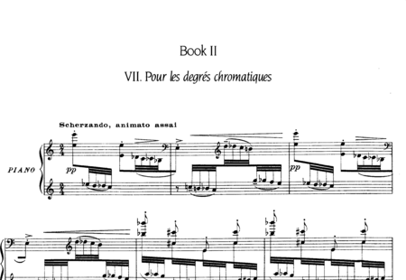 Debussy, Claude: Études: Pour les Degrés Chromatiques - Piano:0