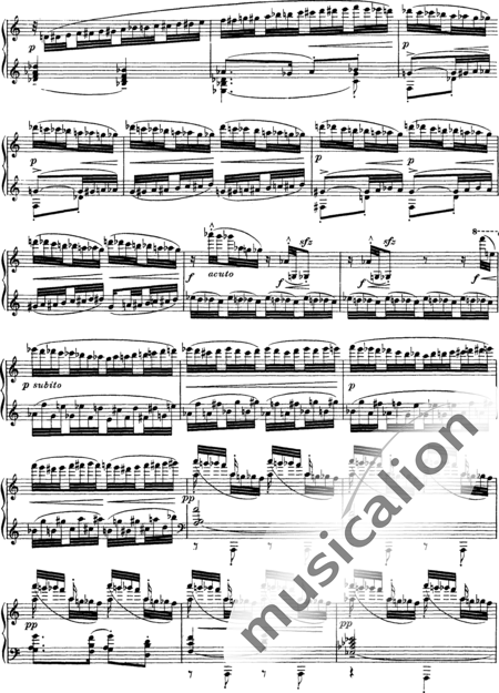 Debussy, Claude: Études: Pour les Degrés Chromatiques - Piano:4