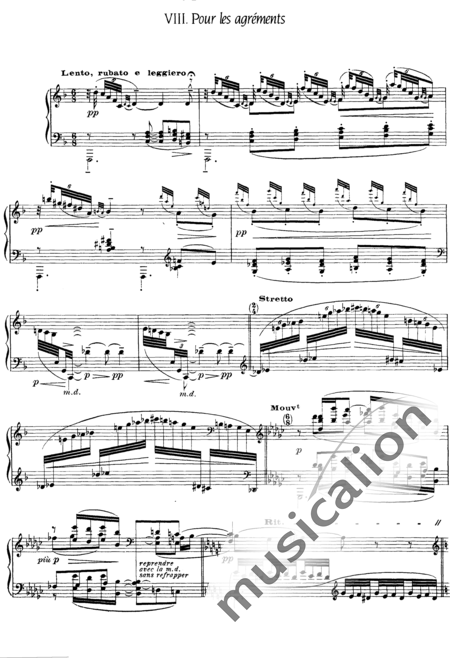 Debussy, Claude: Études: Pour les Degrés Chromatiques - Piano:6