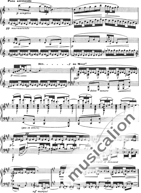 Debussy, Claude: Études: Pour les Degrés Chromatiques - Piano:7