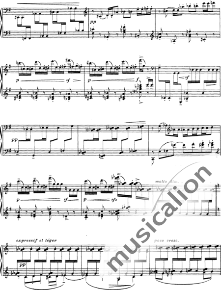 Debussy, Claude: Études: Pour les Degrés Chromatiques - Piano:12