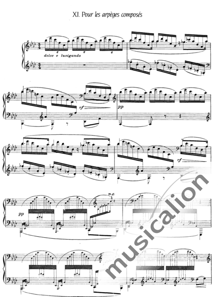 Debussy, Claude: Études: Pour les Degrés Chromatiques - Piano:20