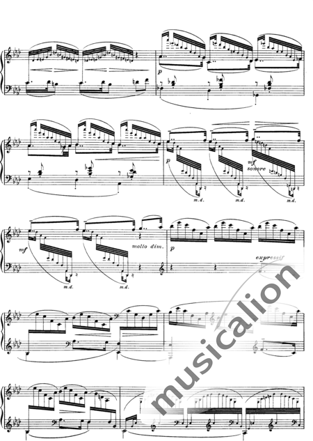 Debussy, Claude: Études: Pour les Degrés Chromatiques - Piano:21