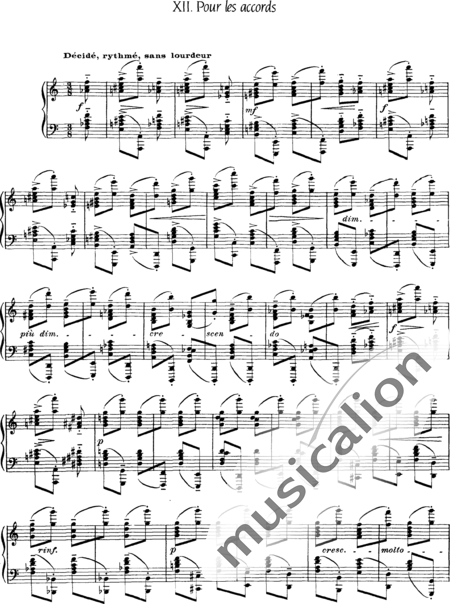 Debussy, Claude: Études: Pour les Degrés Chromatiques - Piano:26