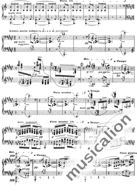 Debussy, Claude: Études: Pour les Degrés Chromatiques - Piano:28