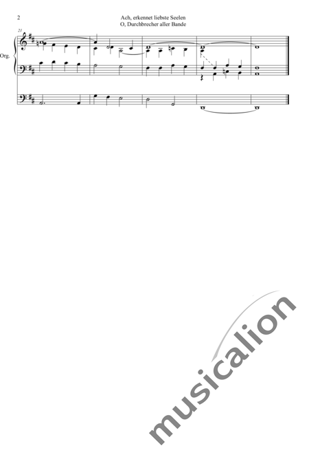 Stolze, Heinrich Wilhelm: O, Breaker of All Bonds/Ah, Recognize Dearest Souls - Organ>wped:2