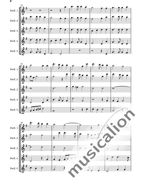 Schuyt, Cornelis: Leyda gratiosa - Flöte 5:6