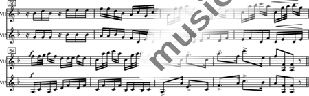 Bühler, Franz: Deutsche Vesper (German Vesper) - Choir>SAB+Flute+Cl2+[Vln2+Db]:69