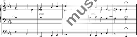Fort, P.: Bénédiction - Orgel>mPed:2