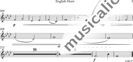 Drewes, Michael: Pensando en tí - Violín 2+[Clar4+Fg4]+[Cr4]+[Fl4+Ob3]+[Trp3+Trb3]+[Vla+Cb]+Arp+[Perc]+[Tb]+[Tp]+|oi+[CorIng]:26