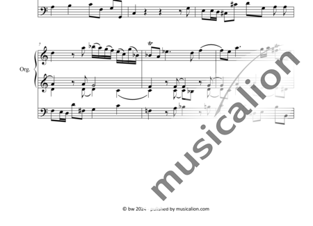 Festing, Michael Christian : Adagio - Orgel>mPed:1