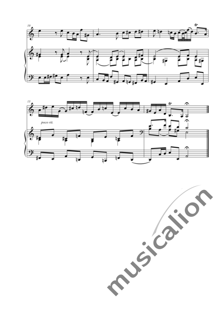 Festing, Michael Christian : Adagio - Violine+Klavier:2