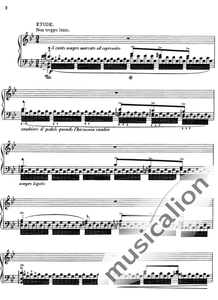 Liszt, Franz
: Estudio 1 de "Grandes Estudios de Paganini" - Piano:2