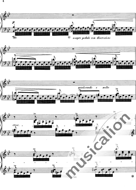 Liszt, Franz
: Estudio 1 de "Grandes Estudios de Paganini" - Piano:4