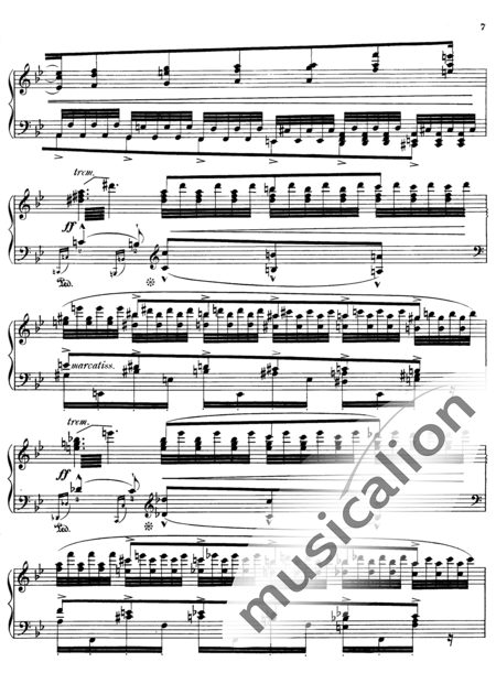 Liszt, Franz
: Estudio 1 de "Grandes Estudios de Paganini" - Piano:7