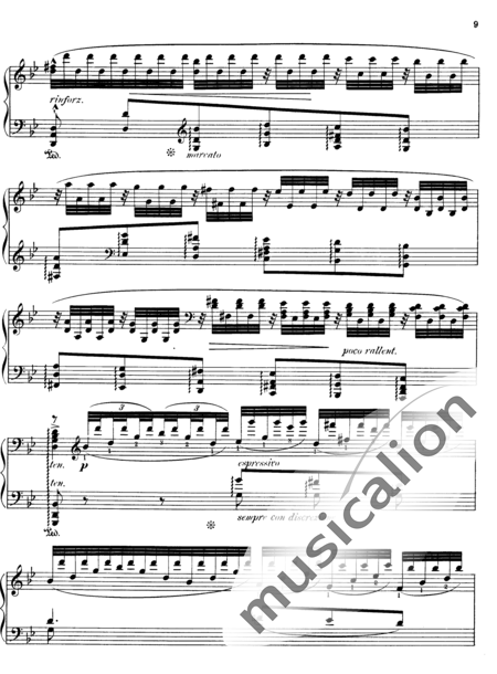 Liszt, Franz
: Estudio 1 de "Grandes Estudios de Paganini" - Piano:9