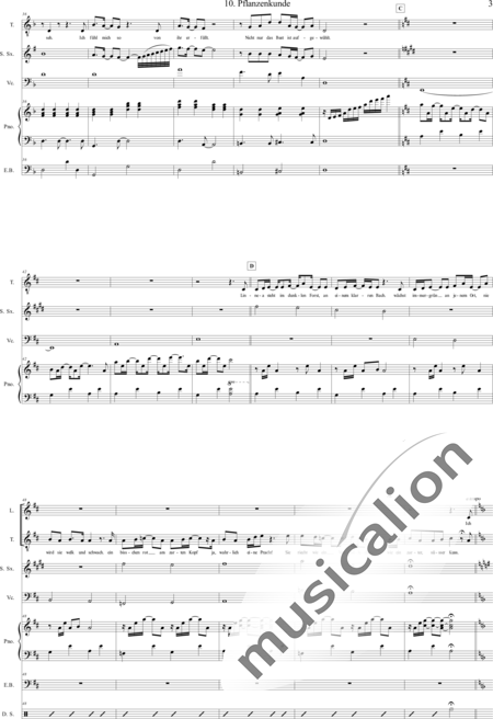 Geißelbrecht, Jürgen: Musical: White as Snow - 10. Botany - Solo>sop/alto/Ten+[Pno]+Guit.+[Clar]+[Vl+Vc]+[Trp+Trb]+[Sx]+Perc+[|oi]+[Sy+B-Elec]:3