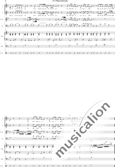 Geißelbrecht, Jürgen: Musical: White as Snow - 10. Botany - Solo>sop/alto/Ten+[Pno]+Guit.+[Clar]+[Vl+Vc]+[Trp+Trb]+[Sx]+Perc+[|oi]+[Sy+B-Elec]:4