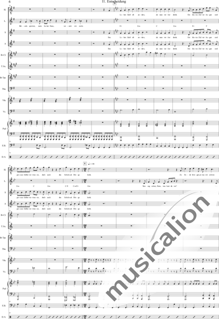 Geißelbrecht, Jürgen: Musical: White as Snow - 11. Decision - Solo>sop/alto/Ten+[Pno]+Guit.+[Clar]+[Vl+Vc]+[Trp+Trb]+[Sx]+Perc+[|oi]+[Sy+B-Elec]:6
