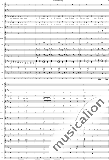 Geißelbrecht, Jürgen: Musical: White as Snow - 11. Decision - Solo>sop/alto/Ten+[Pno]+Guit.+[Clar]+[Vl+Vc]+[Trp+Trb]+[Sx]+Perc+[|oi]+[Sy+B-Elec]:9
