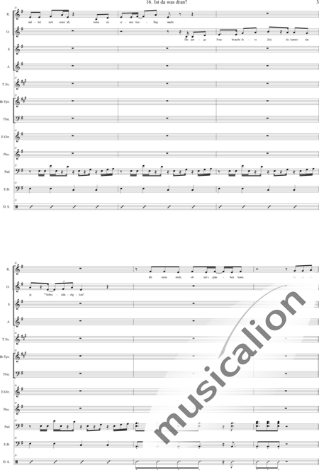 Geißelbrecht, Jürgen: Musical: White as Snow - 16. Is there anything to it? - Solo>sop/alto/Ten+[Pno]+Guit.+[Clar]+[Vl+Vc]+[Trp+Trb]+[Sx]+Perc+[|oi]+[Sy+B-Elec]:3