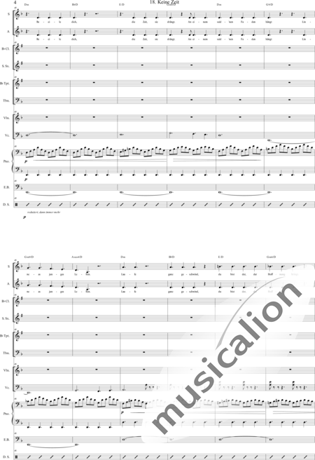 Geißelbrecht, Jürgen: Musical: White as Snow - 18. No Time - Solo>sop/alto/Ten+[Pno]+Guit.+[Clar]+[Vl+Vc]+[Trp+Trb]+[Sx]+Perc+[|oi]+[Sy+B-Elec]:4