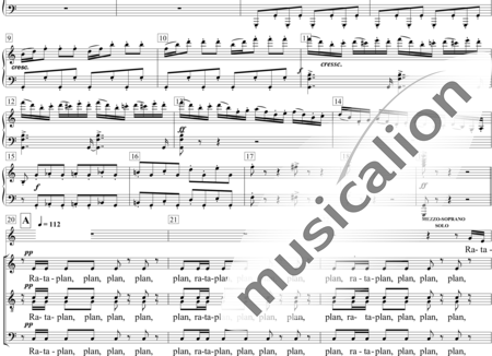 Verdi, Giuseppe: 26. Rataplan - Chor>SATTB+Klavier:1