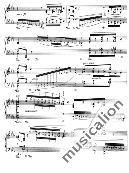 Liszt, Franz
: Estudio 2 de "Grandes Estudios de Paganini" - Piano:2