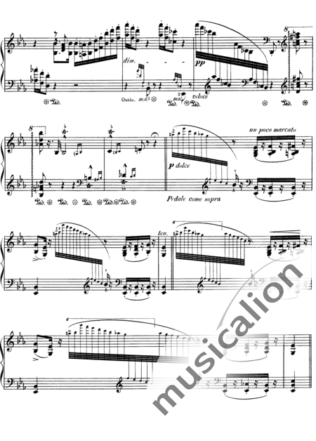 Liszt, Franz
: Estudio 2 de "Grandes Estudios de Paganini" - Piano:7