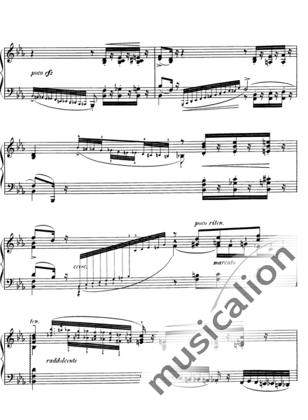 Liszt, Franz
: Estudio 2 de "Grandes Estudios de Paganini" - Piano:8
