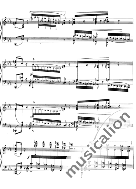Liszt, Franz
: Estudio 2 de "Grandes Estudios de Paganini" - Piano:9