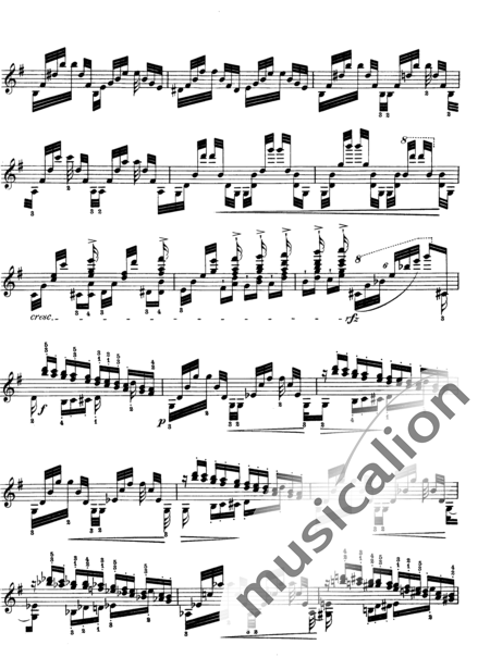 Liszt, Franz
: Estudio 4 de "Grandes Estudios de Paganini" - Piano:2