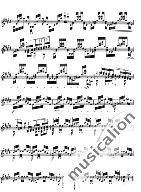 Liszt, Franz
: Estudio 4 de "Grandes Estudios de Paganini" - Piano:4