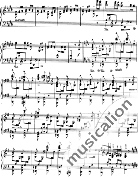 Liszt, Franz
: Estudio 5 de "Grandes Estudios de Paganini" - Piano:2