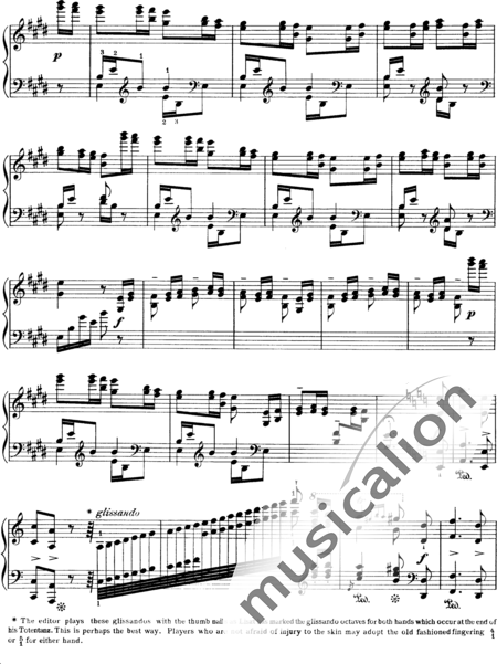 Liszt, Franz
: Estudio 5 de "Grandes Estudios de Paganini" - Piano:3