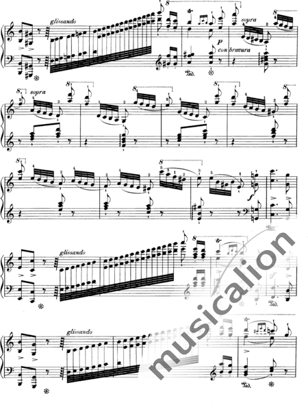 Liszt, Franz
: Estudio 5 de "Grandes Estudios de Paganini" - Piano:6