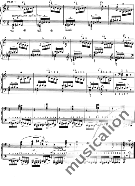 Liszt, Franz: Étude 6 from "Grandes Études de Paganini" - Piano:3