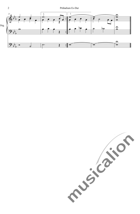 Deigendesch, Karl: Präludium Es-Dur - Orgel>mPed:2