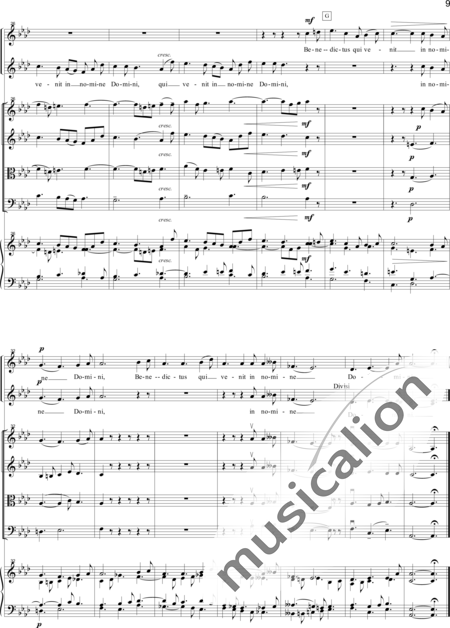 Fauré, Gabriel: Messe Basse (Mass) - Solo>sop+Choir>SS+[Vln2+Vla+Vlc]+Org:9