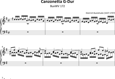 Buxtehude, Dietrich
: Canzonetta G-major - Órgano:0