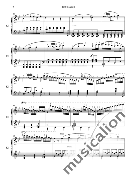 Czerny, Carl: Robin Adair - Klavier:2