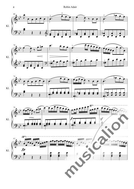 Czerny, Carl: Robin Adair - Klavier:4