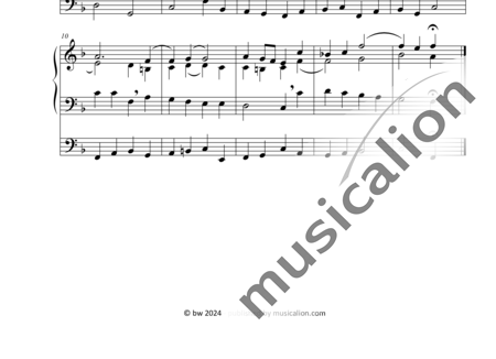 Gastorius, Severus: Was Gott tut, das ist wohlgetan (2) - Orgel>mPed:1