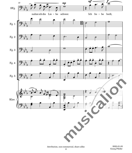 Lehár, Franz: Gern hab ich die Fraun geküßt (Gladly, I Kissed the Woman) - Fagot +Piano:6