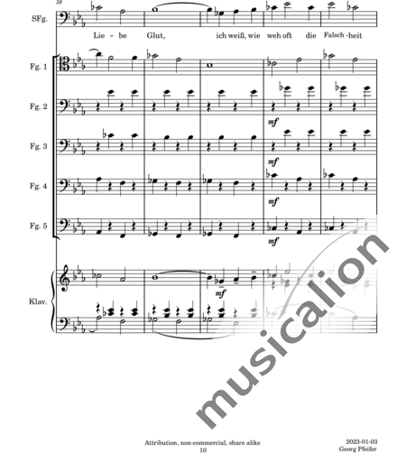 Lehár, Franz: Gern hab ich die Fraun geküßt (Gladly, I Kissed the Woman) - Fagot +Piano:10