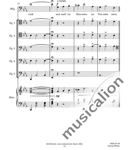 Lehár, Franz: Gern hab ich die Fraun geküßt (Gladly, I Kissed the Woman) - Fagot +Piano:15