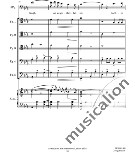 Lehár, Franz: Gern hab ich die Fraun geküßt (Gladly, I Kissed the Woman) - Fagot +Piano:18